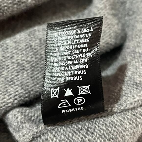 Lafayette148 New York Wool Cashmere Blend Sweater Dress - Gray - Small - Picture 9 of 11